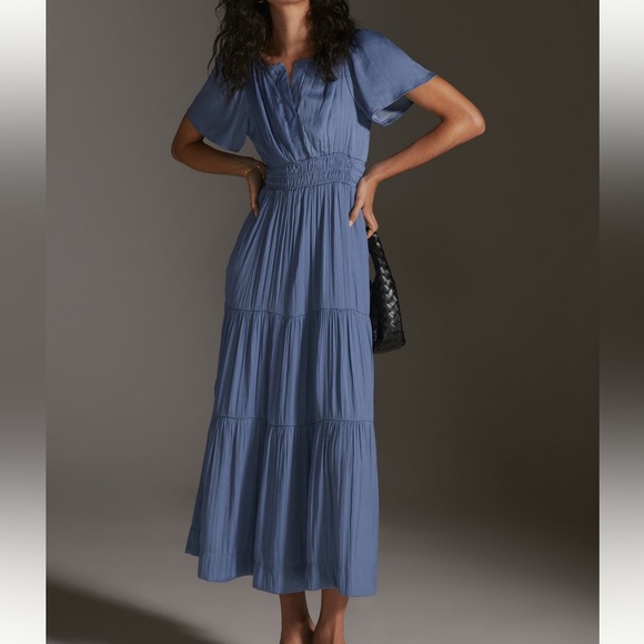 Anthropologie ✨The Somerset✨ Maxi Dress - Blue - 2X - Picture 4 of 15